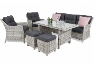 Zahradní sedací souprava 6 ks umělý ratan