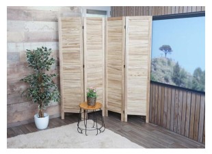 Dřevěný paraván Dekorhome