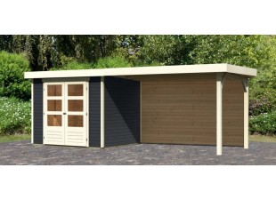 Dřevěný zahradní domek ASKOLA 3 s přístavkem 280 Dekorhome