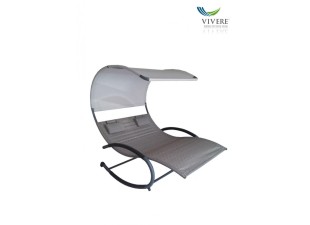 Vivere - Double Chaise Rocker # Sienna