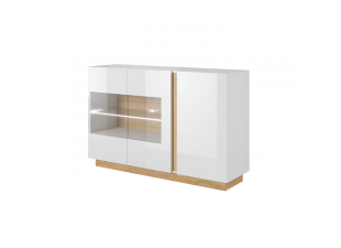 Komoda s vitrínou CITY