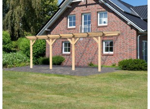 Dřevěná pergola CLASSIC 2C 604x300 cm Dekorhome