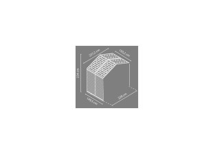 Palram Rozšiřovací modul 8x4 pro domky série Skylight 8 (hnědý) Array