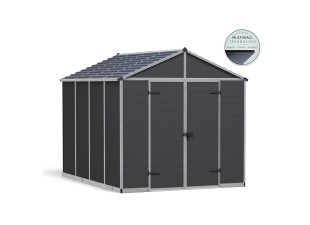 Palram Rubicon 8' x 10' antracit heavy duty prostorný zahradní domek