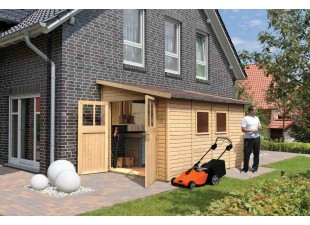 Dřevěný zahradní domek BOMLITZ 238x355 cm Dekorhome