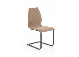 Jídelní židle K265 hnědá / dub zlatý - POSLEDNÍ KUS