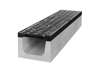 betonový žlab D400 s litinovou mříží H200 1000 x 200 x 200 mm