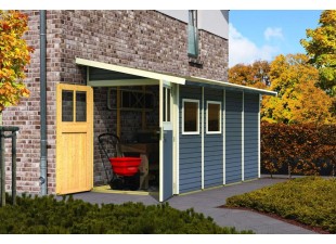 Dřevěný zahradní domek WANDLITZ 181x355 cm Dekorhome