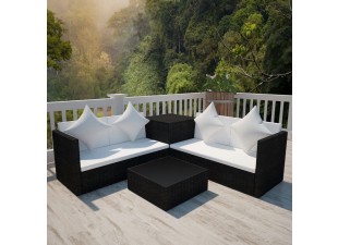 Zahradní sedací souprava 4 ks Dekorhome