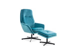 Relaxační křeslo s podnožkou FORD VELVET