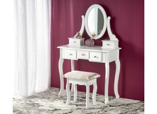 Toaletní stolek s taburetem SARA