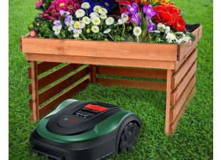 Garáž pro robotickou sekačku