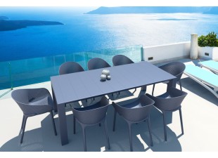 Rozkládací zahradní stůl 180+40 cm