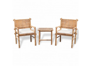 Zahradní bistro set 3ks bambusový