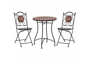 Mozaikový bistro set 3 ks keramika Dekorhome