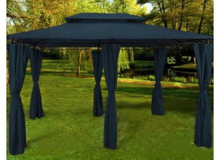 Zahradní altán 4x3m SH04MO modrý Dekorhome
