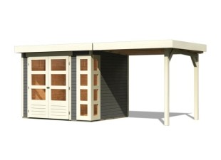 Dřevěný zahradní domek KERKO 3 s přístavkem 240 Dekorhome