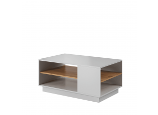 Konferenční stolek TRIO bílá / dub craft zlatý