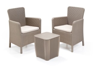 Zahradní jídelní set 3 ks TRENTON BALCONY