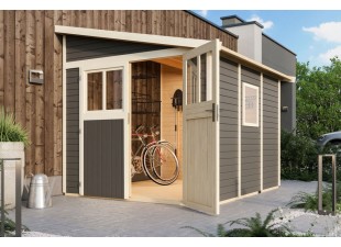 Dřevěný zahradní domek BOMLITZ 238x268 cm Dekorhome