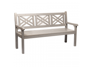 Zahradní dřevěná lavička FABLA 150 cm šedá