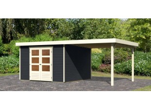 Dřevěný zahradní domek ASKOLA 6 s přístavkem 280 Dekorhome