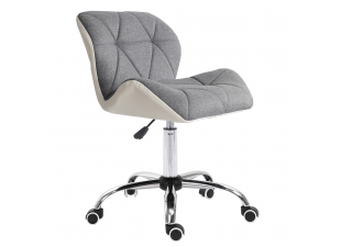 Kancelářská židle BADAR bílá / šedá