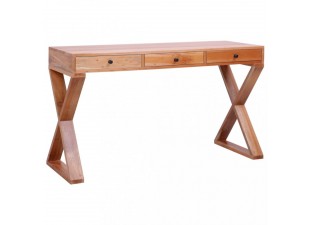 Psací stůl masivní mahagonové dřevo Dekorhome