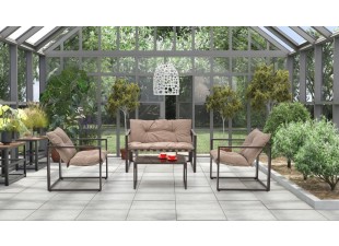 Zahradní sedací souprava 4 ks SHARK