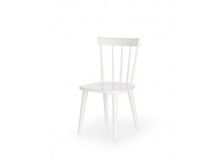 Dřevěná jídelní židle BARKLEY bílá