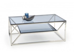 Konferenční stolek AURORA sklo / chrom