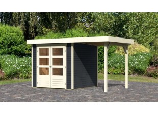 Dřevěný zahradní domek ASKOLA 2 s přístavkem 150 Dekorhome