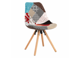 Jídelní židle GLORIA patchwork / buk