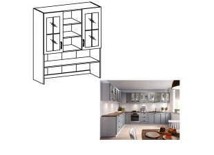 Nástavec na spodní skříňky LAYLA K120 -