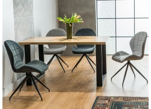 Jídelní židle HALS II VELVET černá