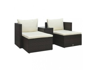 Zahradní sedací souprava 5 ks ELZA Dekorhome