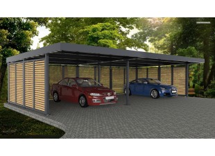 Ocelový přístřešek TERNO BOX
