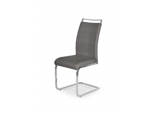 Jídelní židle K348 chrom / šedá