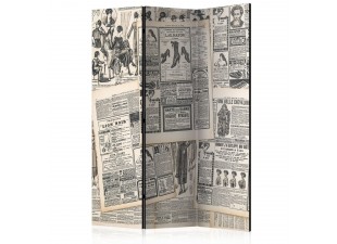 Paraván Vintage Newspapers Dekorhome