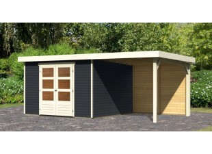 Dřevěný zahradní domek ASKOLA 6 s přístavkem 240 Dekorhome