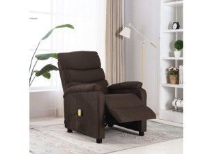 Masážní polohovací křeslo látka Dekorhome - POSLEDNÍ KUS SKLADEM