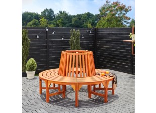 Kruhová lavička kolem stromu D1040 Dekorhome