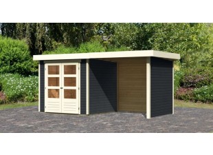 Dřevěný zahradní domek ASKOLA 2 s přístavkem 240 Dekorhome