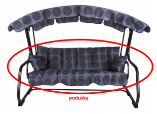 Podušky k houpačce RAVENNA (6039-06)