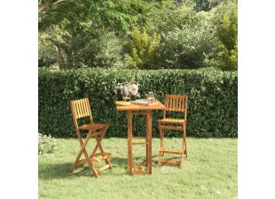Skládací zahradní barové židle 2 ks Dekorhome