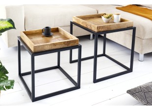 Odkládací stolek 2 ks ﻿KLEITÉ Dekorhome