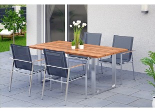 Zahradní jídelní set 4+1 D4932 Dekorhome