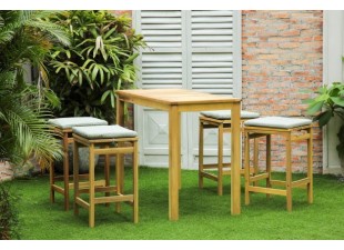 Zahradní barový set 5 ks COLIN BAR SET