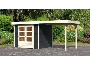 Dřevěný zahradní domek ASKOLA 3 s přístavkem 240 Dekorhome