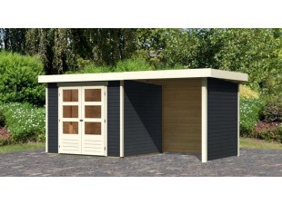 Dřevěný zahradní domek ASKOLA 3 s přístavkem 240 Dekorhome